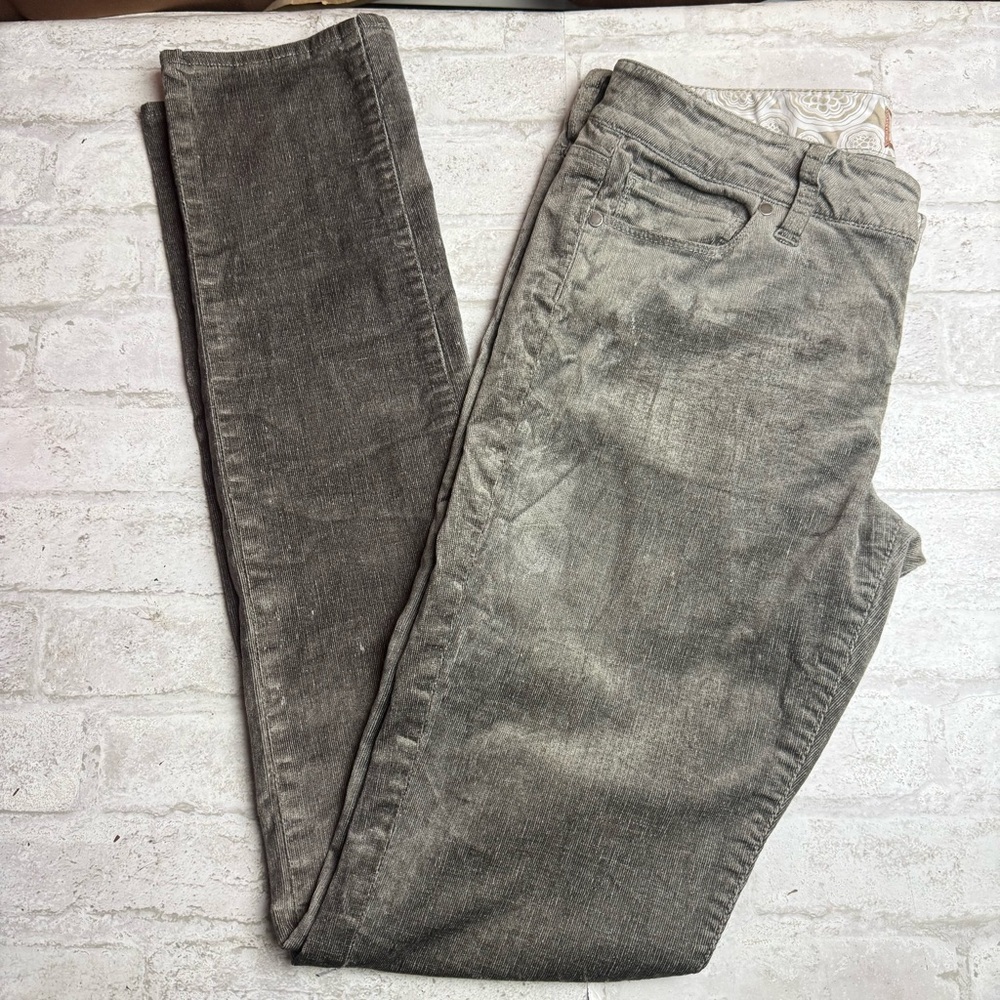 Paige Grey Gray Velvet Pants Skinny 28😍